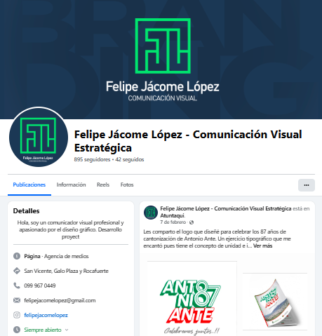 Felipe Jácome López | Comunicación Visual - Facebook